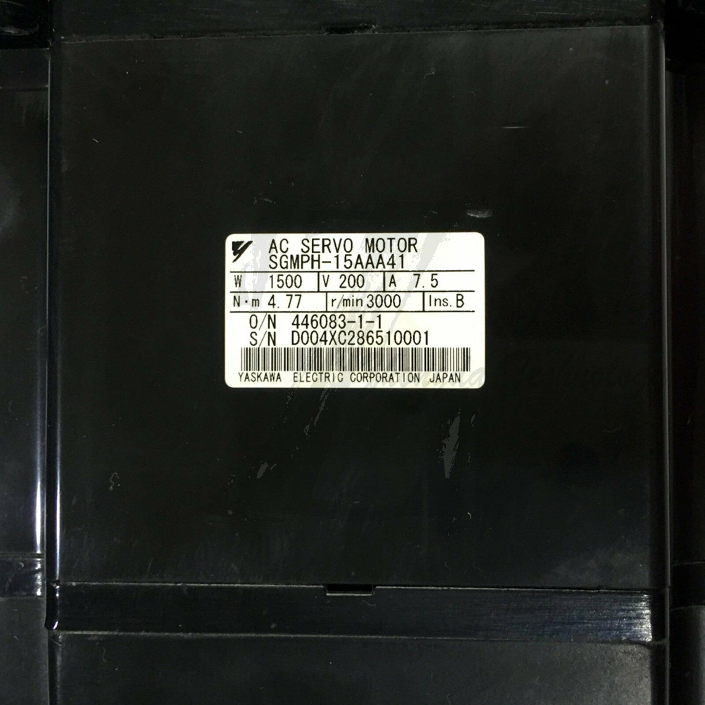 Used Yaskawa 1.5W servo motor SGMPH-15AAA41 good - YASKAWA