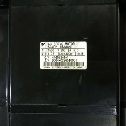Used Yaskawa 1.5W servo motor SGMPH-15AAA41 good - YASKAWA