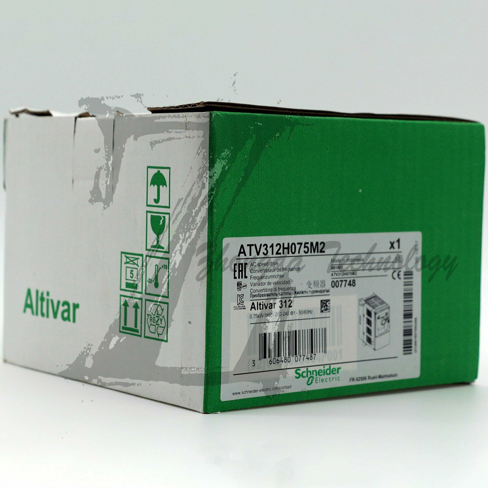 New Schneider ATV312H075M2 : Frequency converter 0.75kW-1.8kV -60W-200..240 V - SCHNEIDER