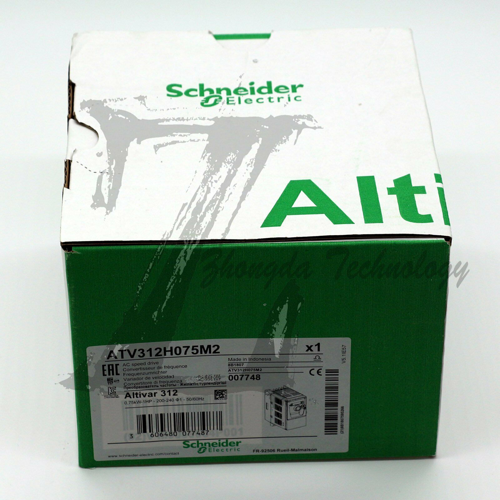 New Schneider ATV312H075M2 : Frequency converter 0.75kW-1.8kV -60W-200..240 V - SCHNEIDER