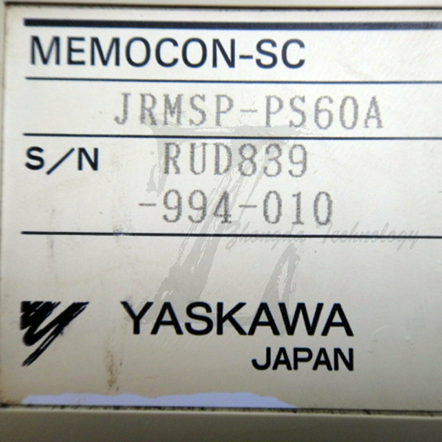 Used Yaskawa Power Supply Module JRMSP-PS60A Tested In Good Condition - YASKAWA