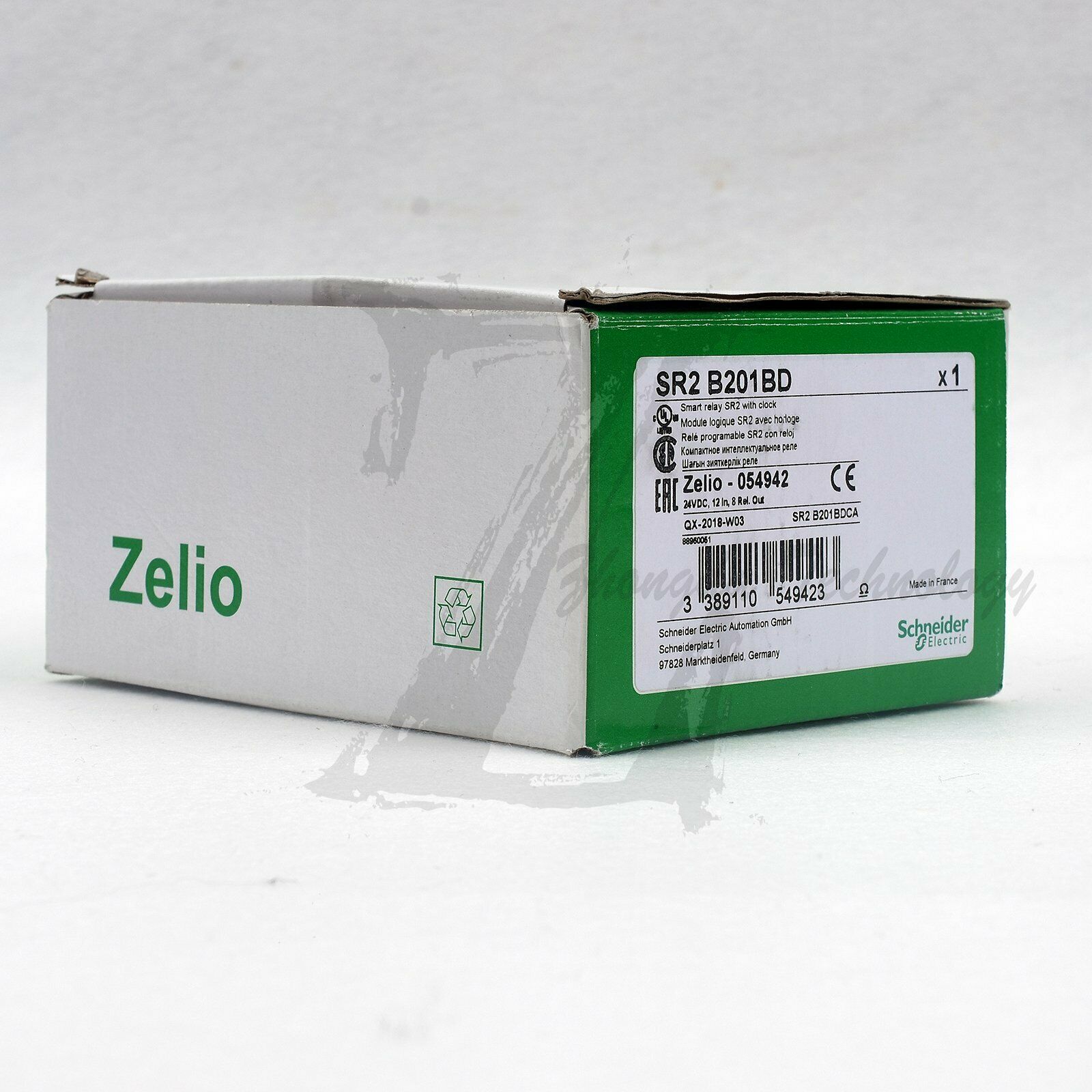 Schneider SR2B201BD logic controller DC24V 12 6-channel AI input 8 relay output - SCHNEIDER