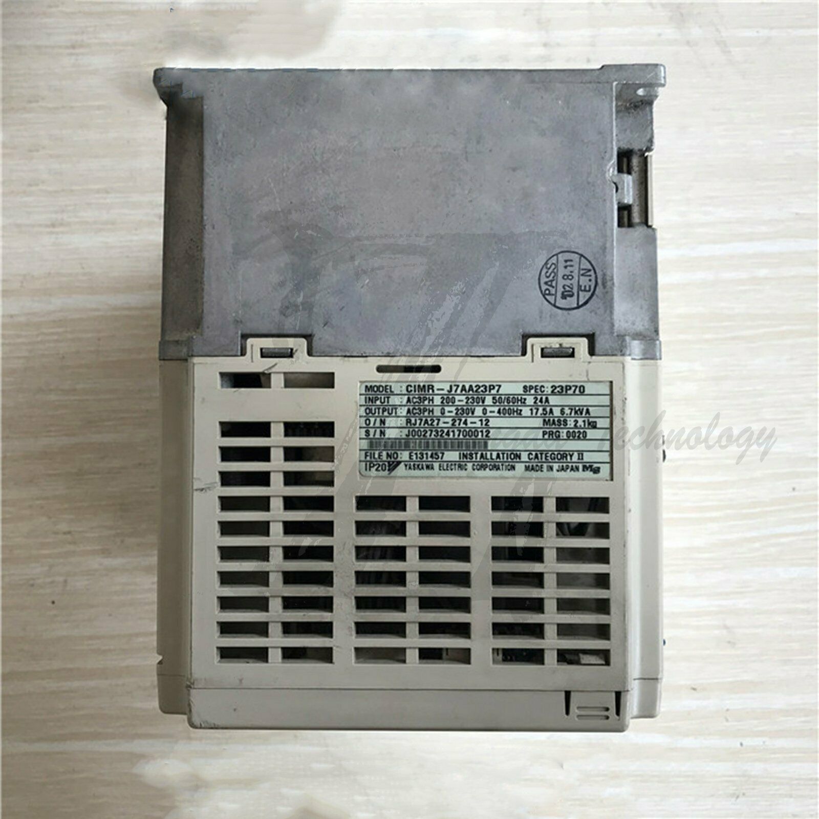 Used Yaskawa inverter CIMR-J7AA23P7 VS miniJ7 3.7KW - YASKAWA