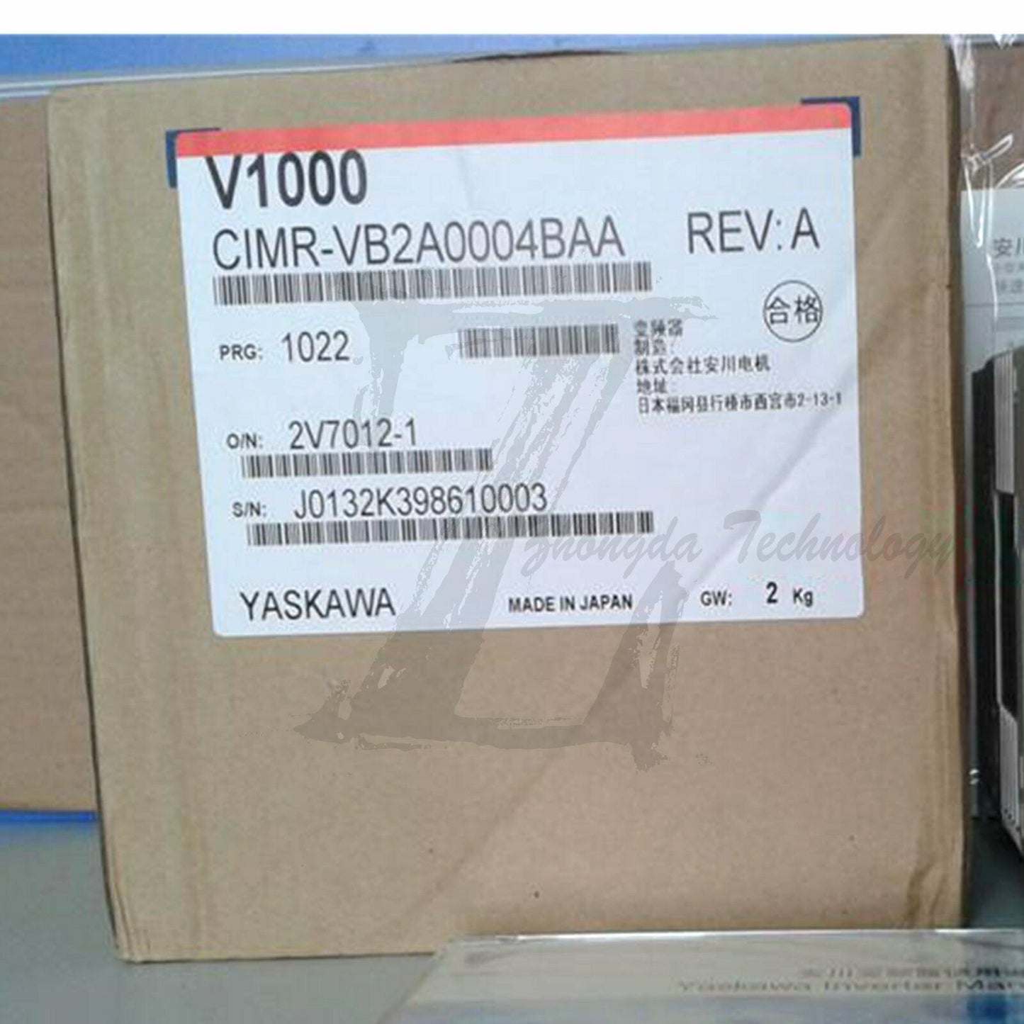 NEW Yaskawa inverter V1000 CIMR-VB2A0004BAA 0.4KW/0.75KW - YASKAWA