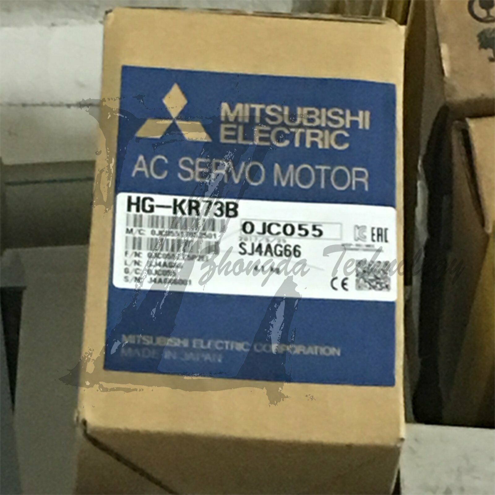 New Mitsubishi,Servo Motor 1.3 kVA, 200 V, 6000 rpm,8.4 Nm,HG-KR73B - MITSUBISHI