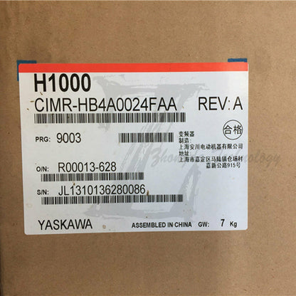 New Yaskawa H1000 inverter CIMR-HB4A0024FAA 11KW/7.5KW - YASKAWA