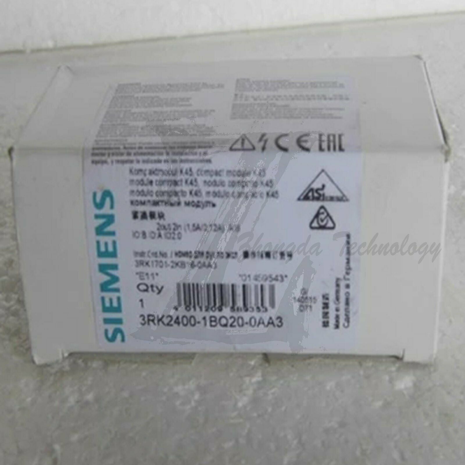 New Siemens Soft starter 3RK2400-1BQ20-0AA3 Siemens