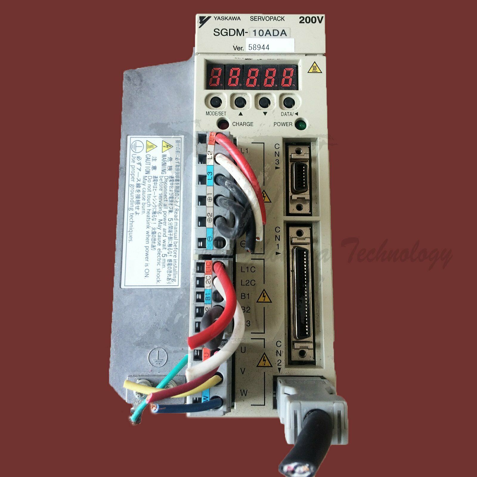 Yaskawa Servo Drive SGDM-10ADA 1kw 220v tested it in good condition - YASKAWA