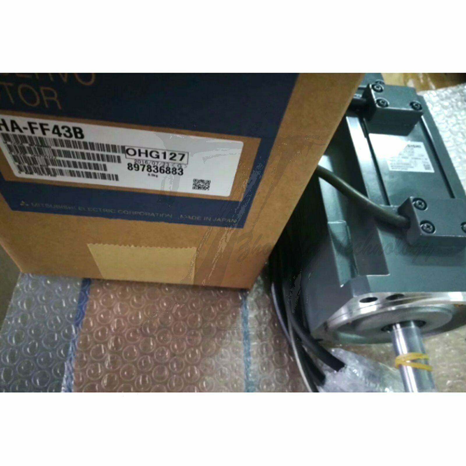 NEW Mitsubishi AC servo motor 126V 2.5A 400W 3000RPM HA-FF43B - MITSUBISHI