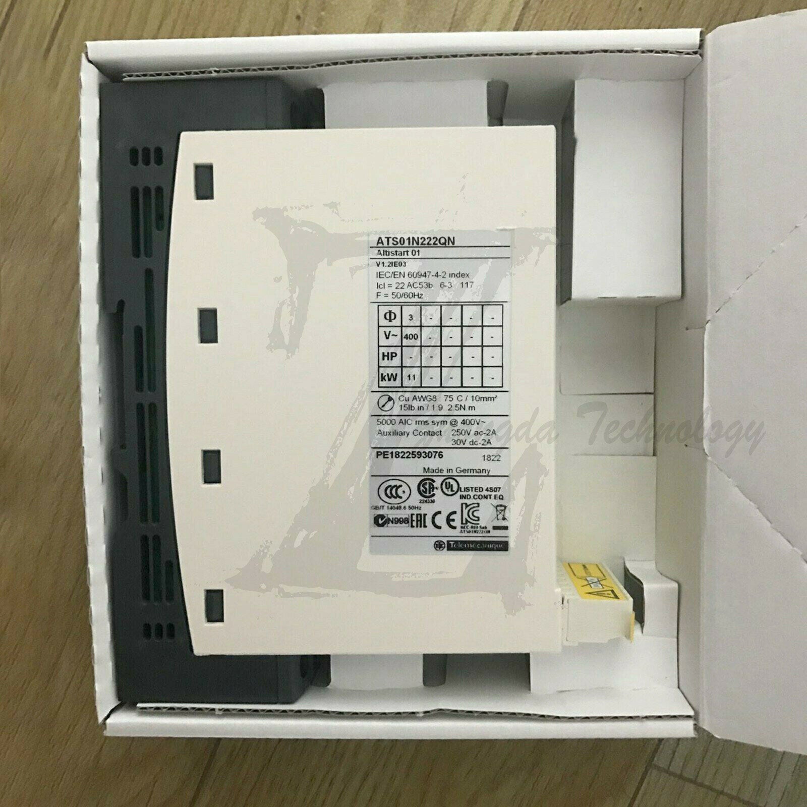 New Schneider ATS01N222QN soft starter, three-phase 11KW soft start pump load - SCHNEIDER