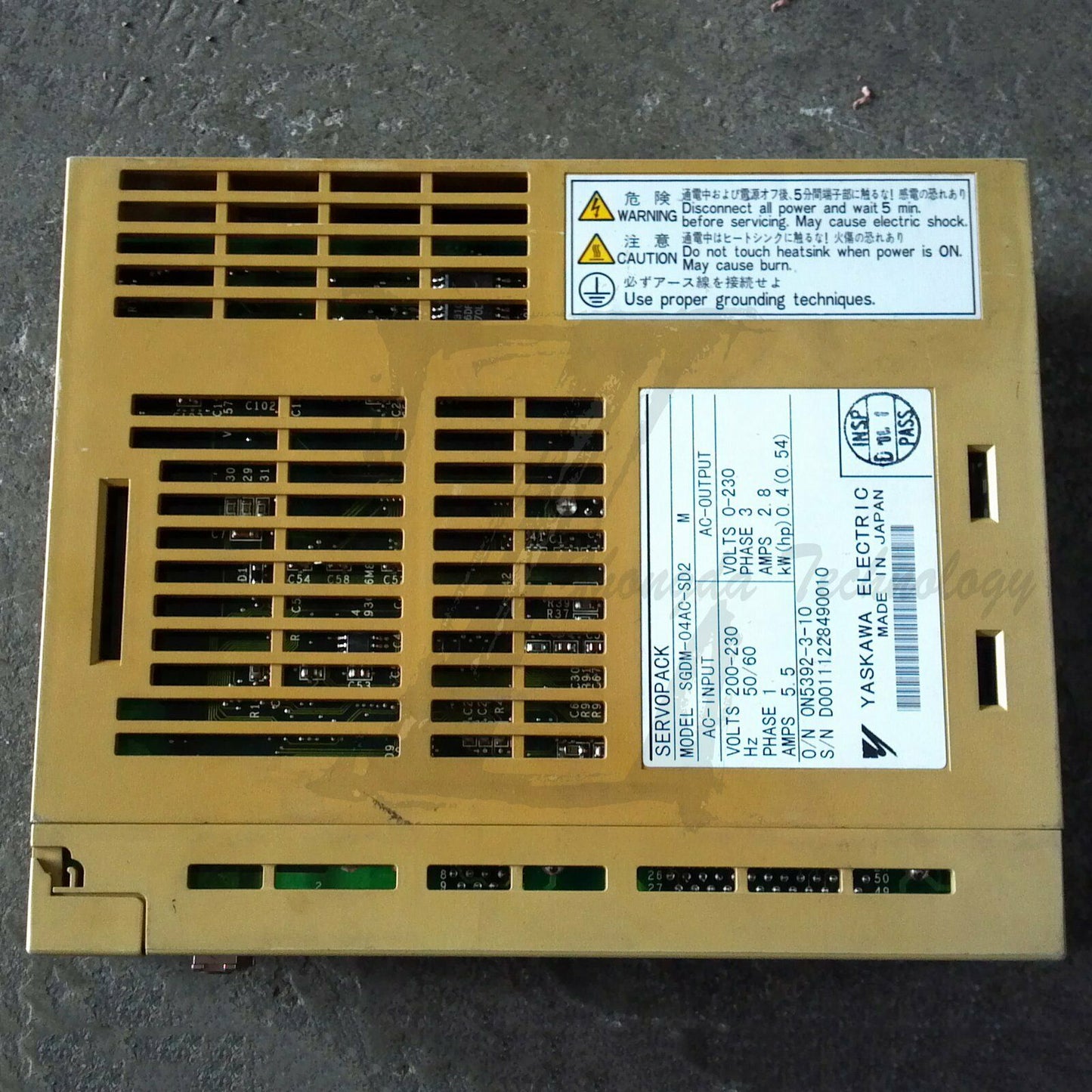 Used Yaskawa SGDM-04AC-SD2 Servo Drive Tested In Good Condition - YASKAWA