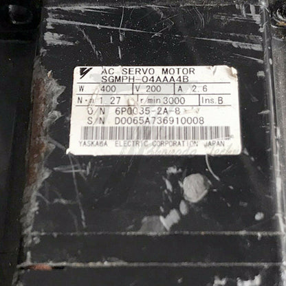 Used Yaskawa Servo Motor SGMPH-04AAA4B good test - YASKAWA