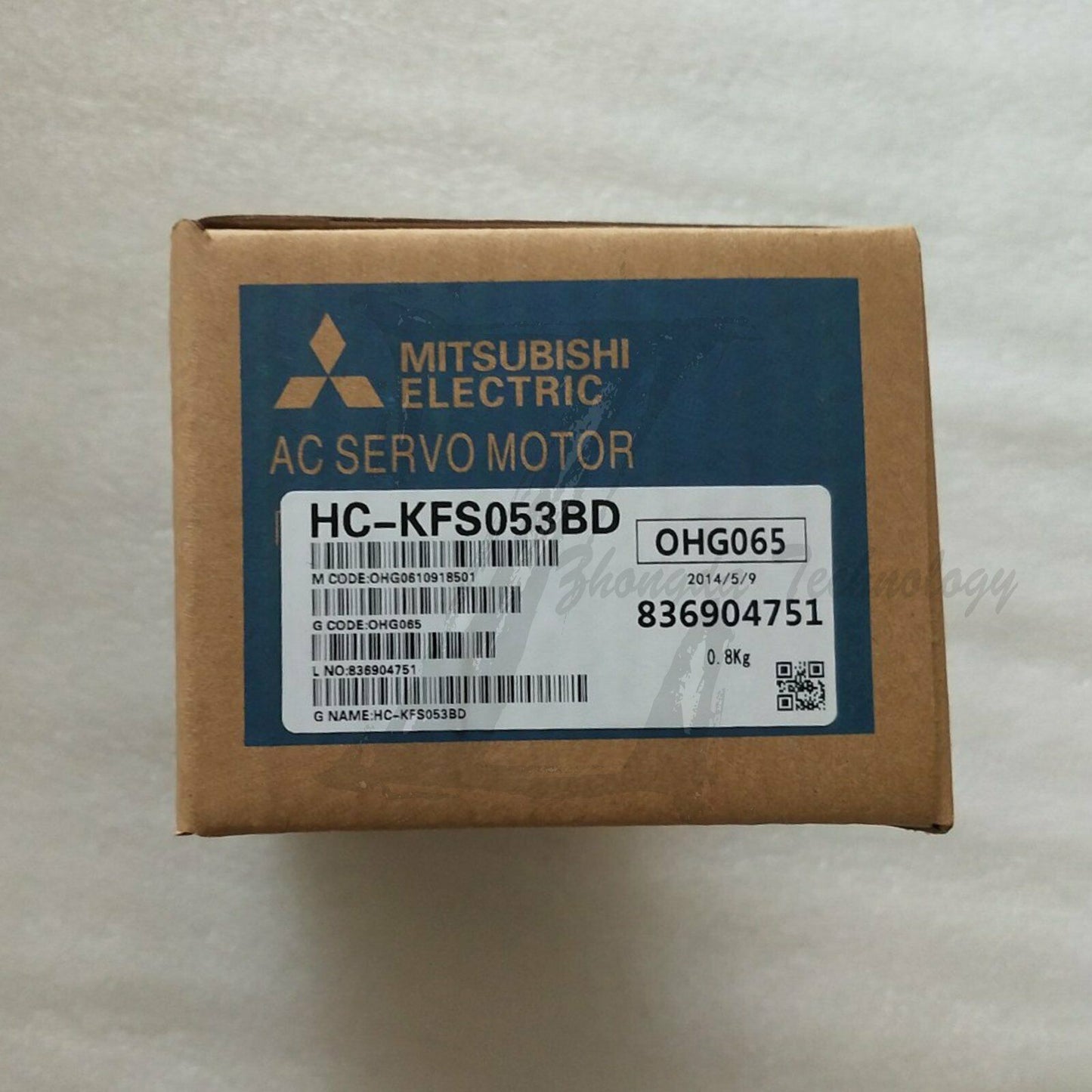 NEW Mitsubishi AC servo motor 51V 0.9A 50W 3000RPM HC-KFS053BD - MITSUBISHI