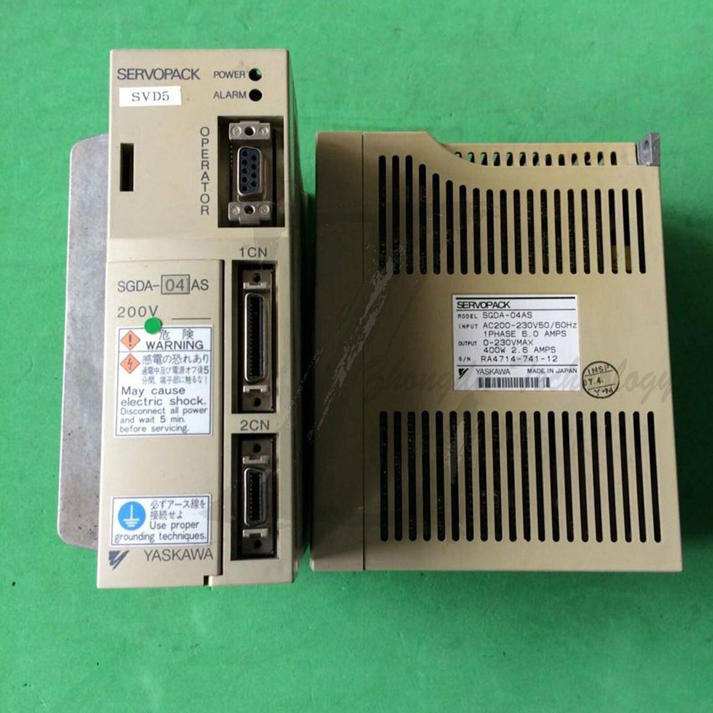 Used Yaskawa AC Servo Drive SGDA-04AS good - YASKAWA