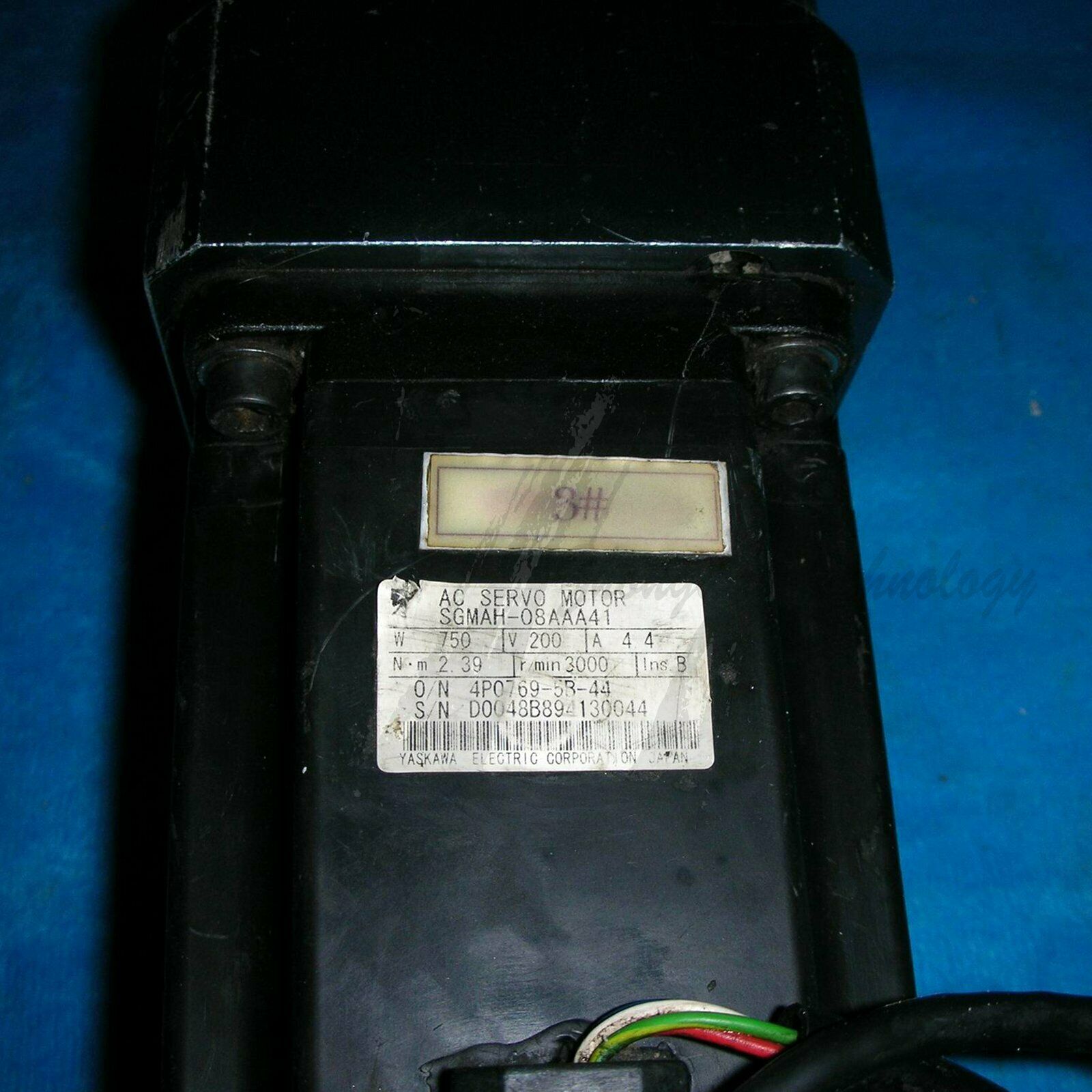Used Yaskawa SGMAH-08AAA41 Yaskawa AC servo motor Tested In Good Condition - YASKAWA