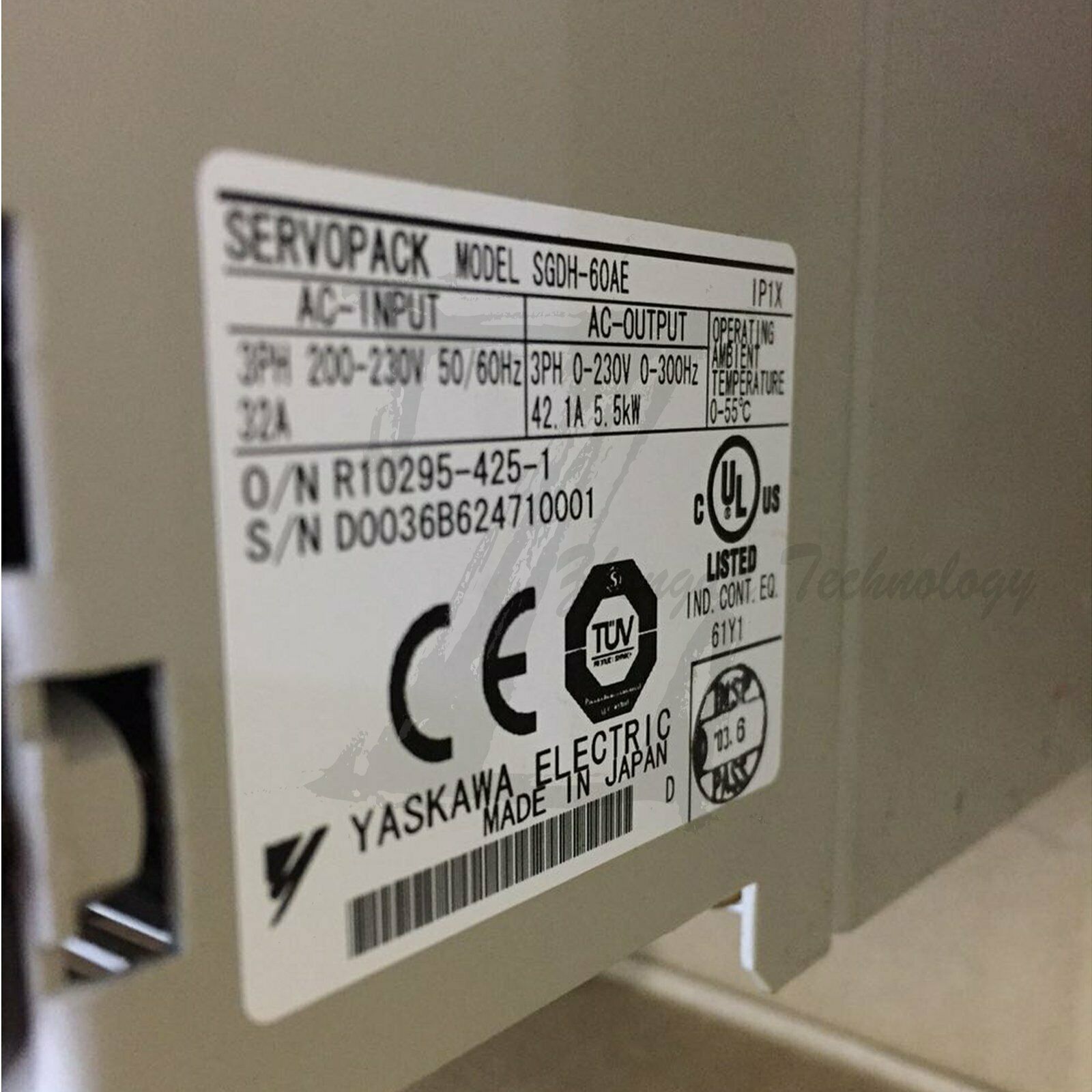 NEW Yaskawa AC Servo Drive SGDH-60AE - YASKAWA