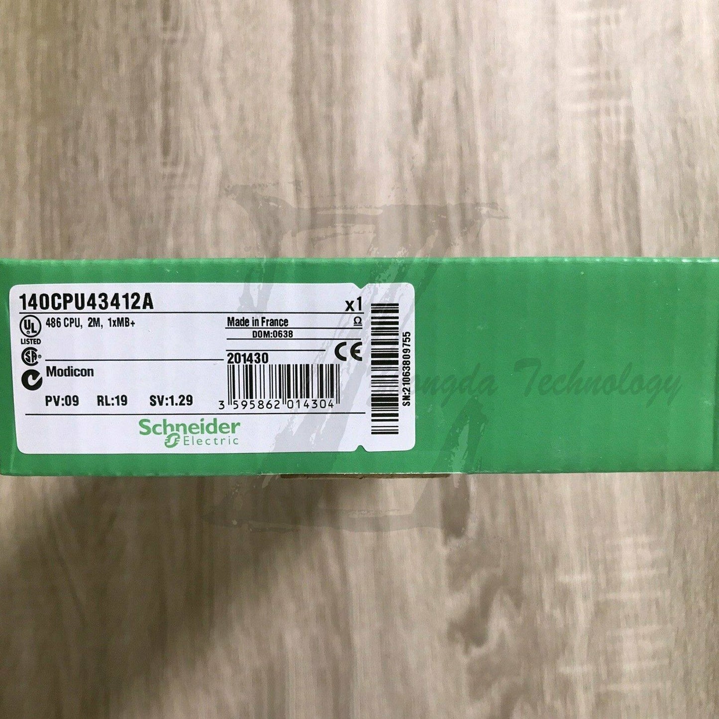 Schneider 140CPU43412A processor Modicon Quantum - 1 Modbus plus, 2 Modbus RS232 - SCHNEIDER