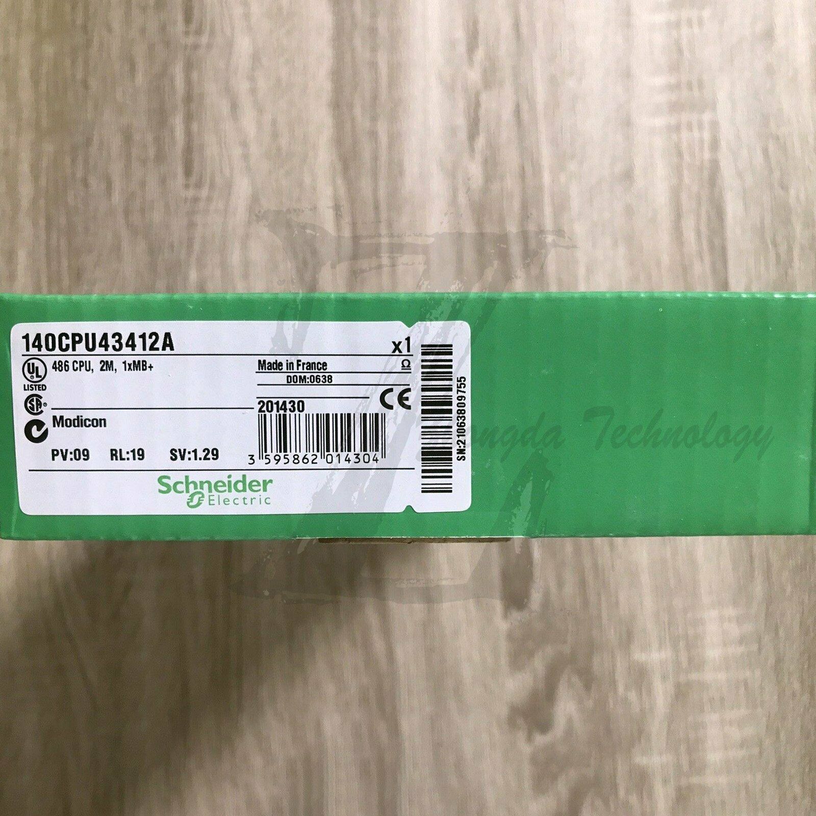 Schneider 140CPU43412A processor Modicon Quantum - 1 Modbus plus, 2 Modbus RS232 - SCHNEIDER