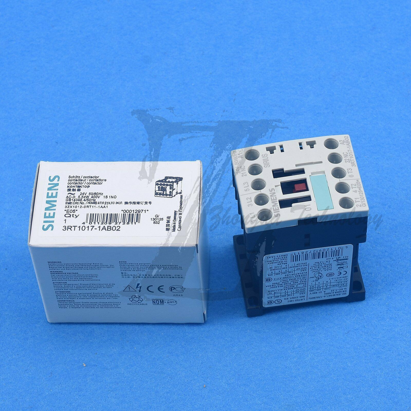 NEW Siemens contactor coil voltage 24V 3RT1017-1AB02 Siemens