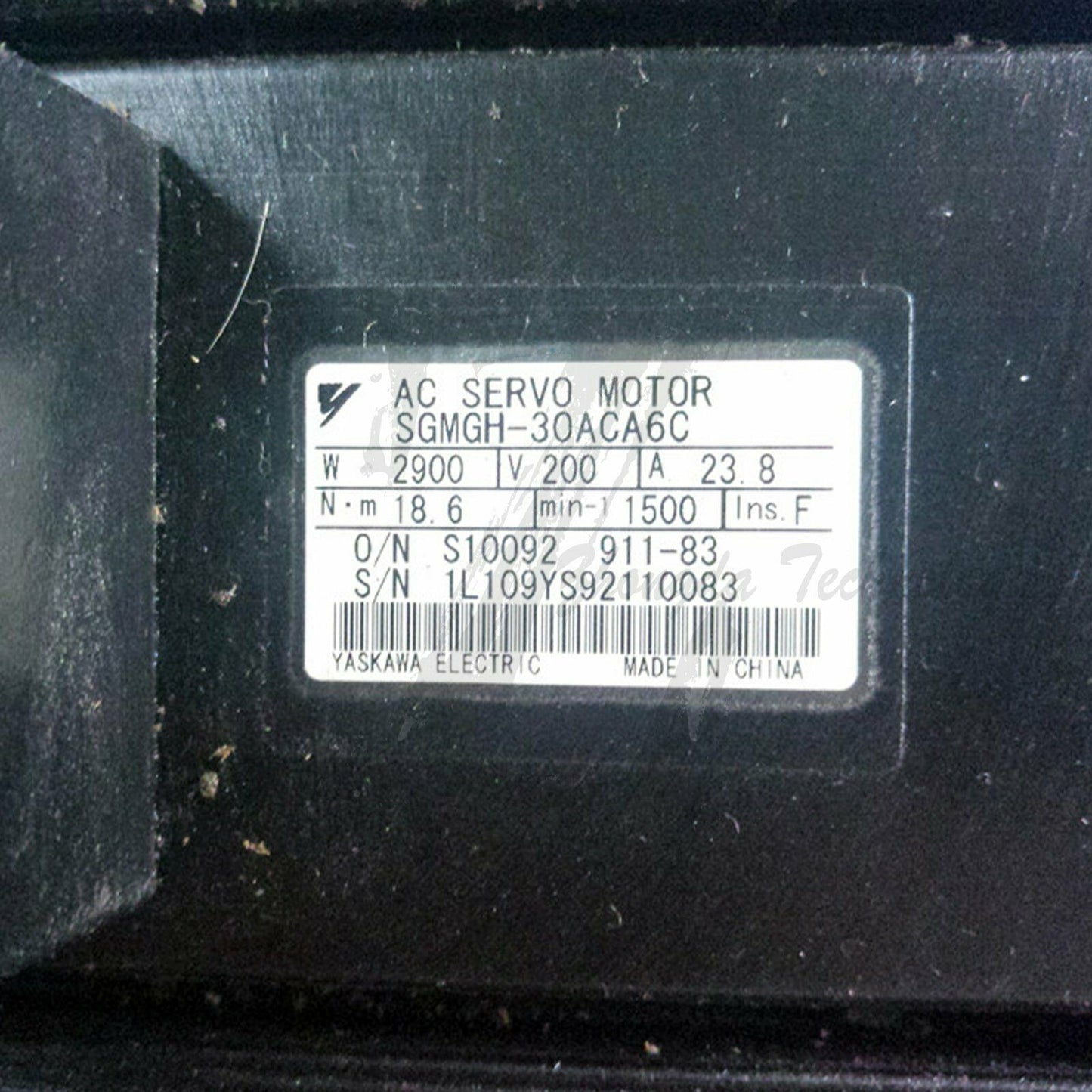 Used Yaskawa servo motor SGMGH-30ACA6C Tested In Good Condition - YASKAWA