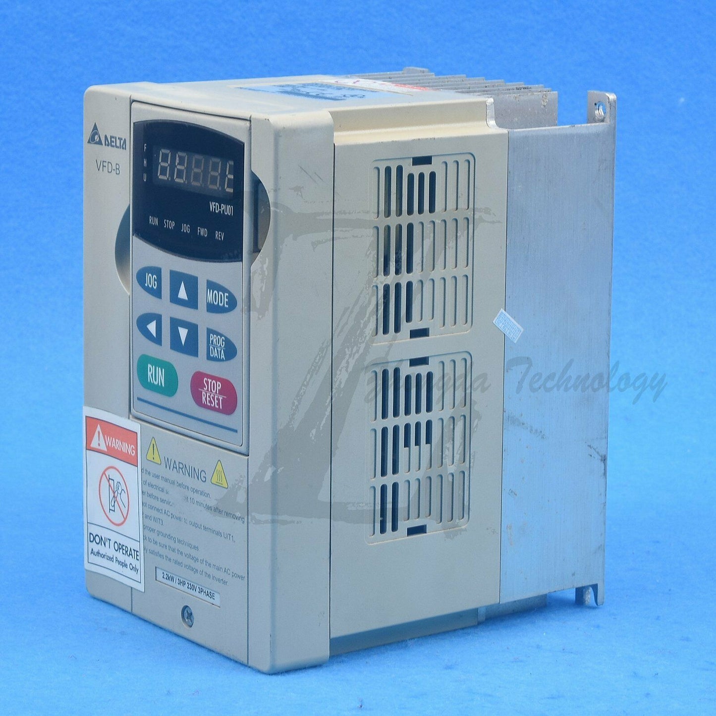 Used Delta VFD022B23B Inverter 2.2KW /220V Tested It In Good Condition - DELTA