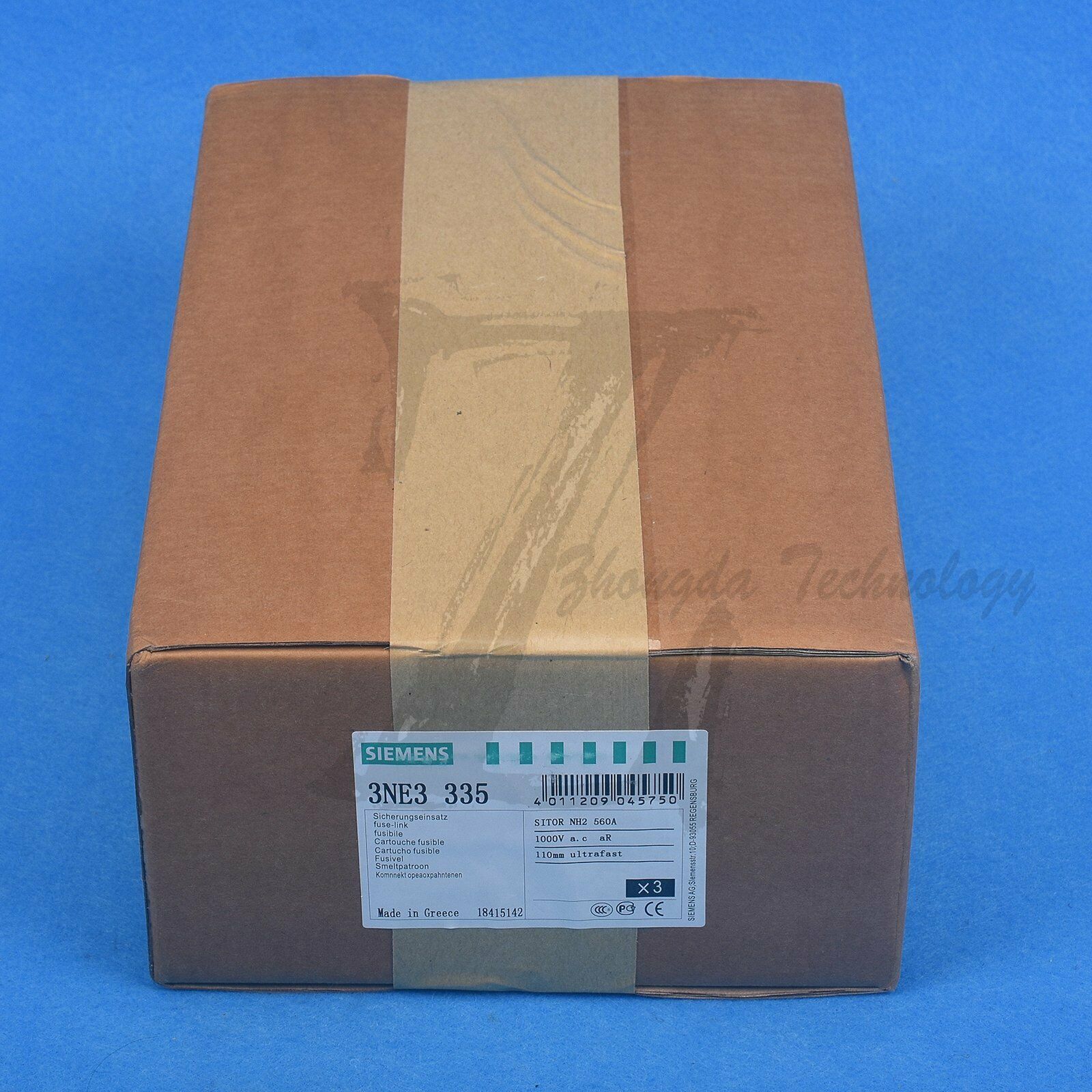 New Siemens fuse 3NE3335 3NE3 335 1000V 560A box of 3PC） Siemens