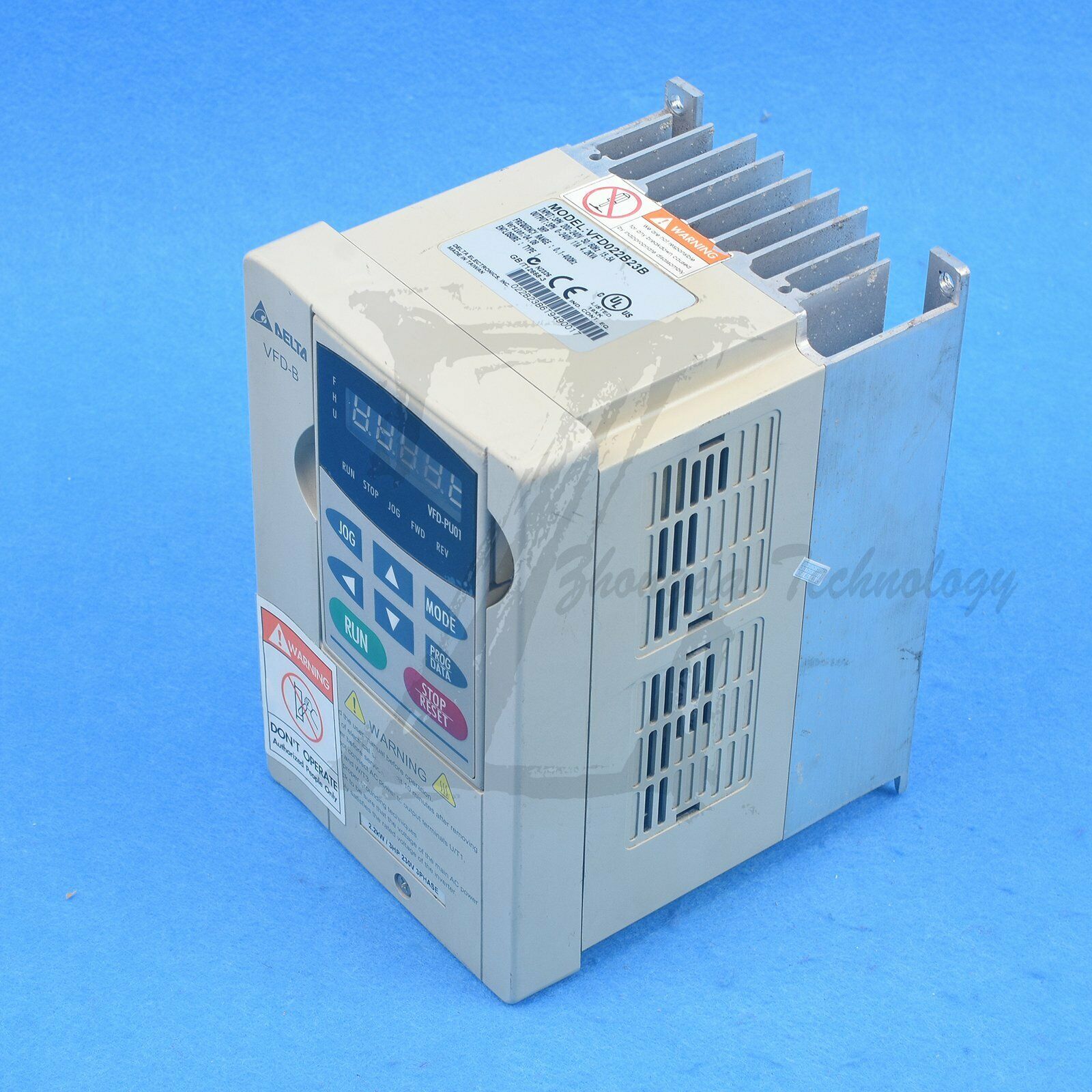 Used Delta VFD022B23B Inverter 2.2KW /220V Tested It In Good Condition - DELTA