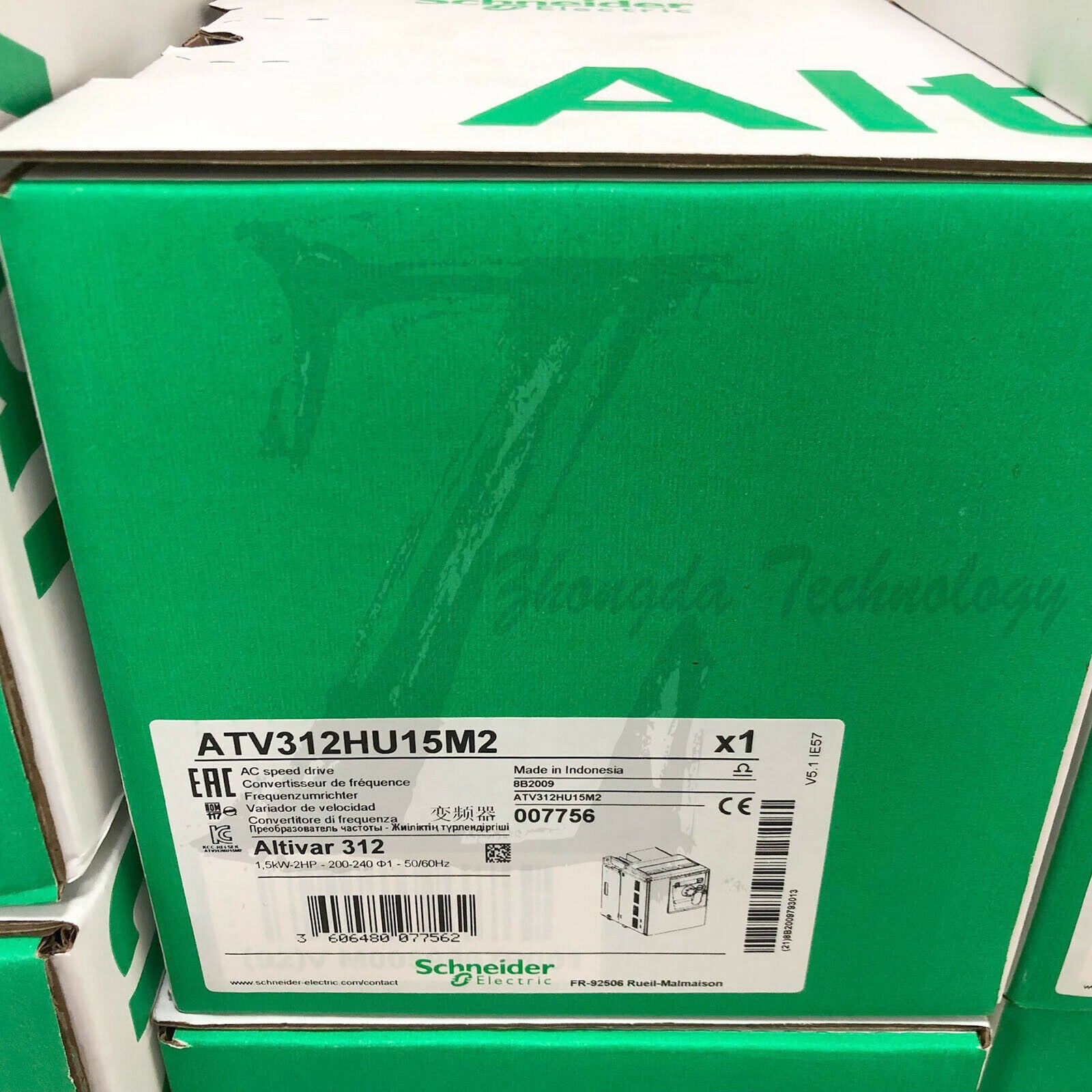 Schneider ATV312HU15M2 inverter 1.5kW - 3.2kVA - 90W - 200..240 V - SCHNEIDER