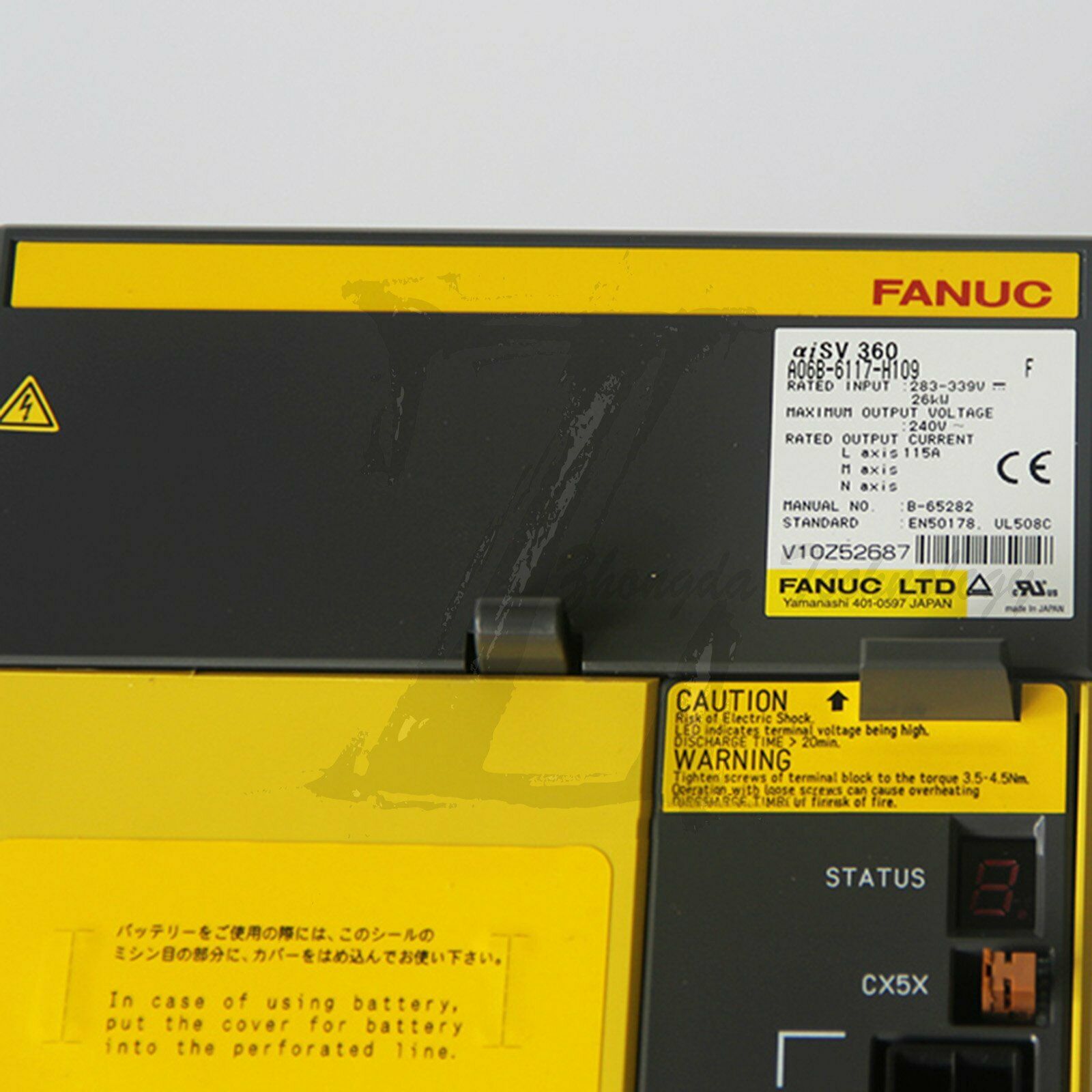 Fanuc，ALPHA i SERVO MODULE MDL AiSV- 360，A06B-6117-H109 - FANUC