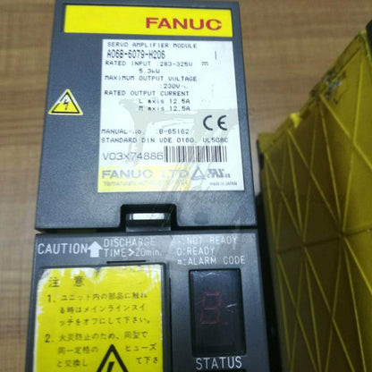 Used fanuc 2 AXIS ALPHA SERVO MODULE MDL SVM2-40/40，A06B-6079-H206 - FANUC