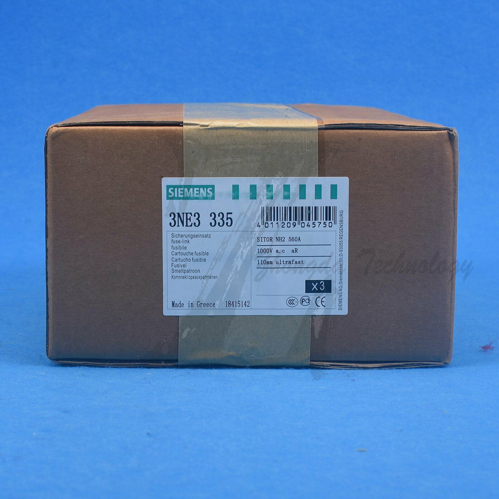 New Siemens fuse 3NE3335 3NE3 335 1000V 560A box of 3PC） Siemens