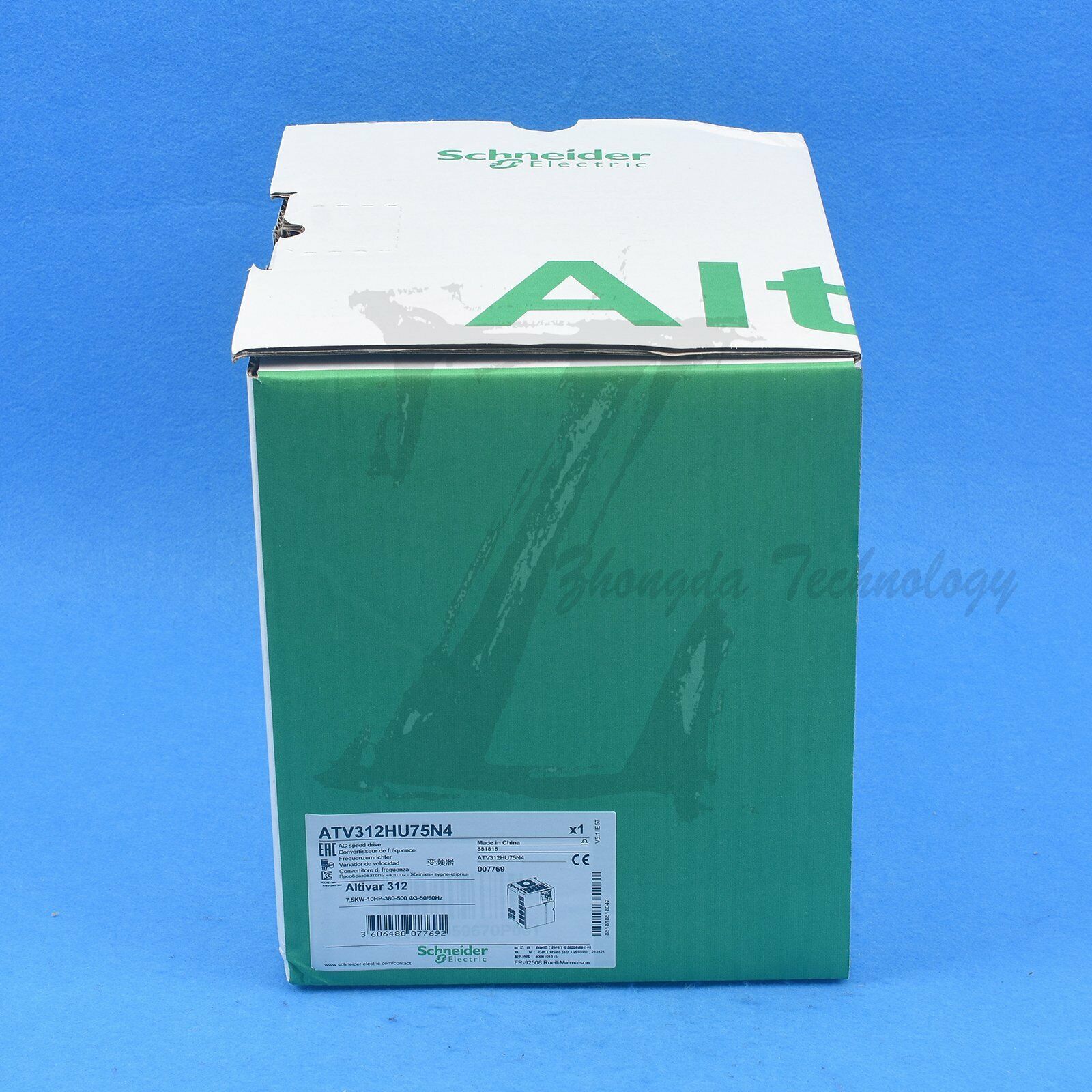 NEW Schneider ATV312HU75N4 inverter, three-phase 380-500V input, 7.5KW - SCHNEIDER