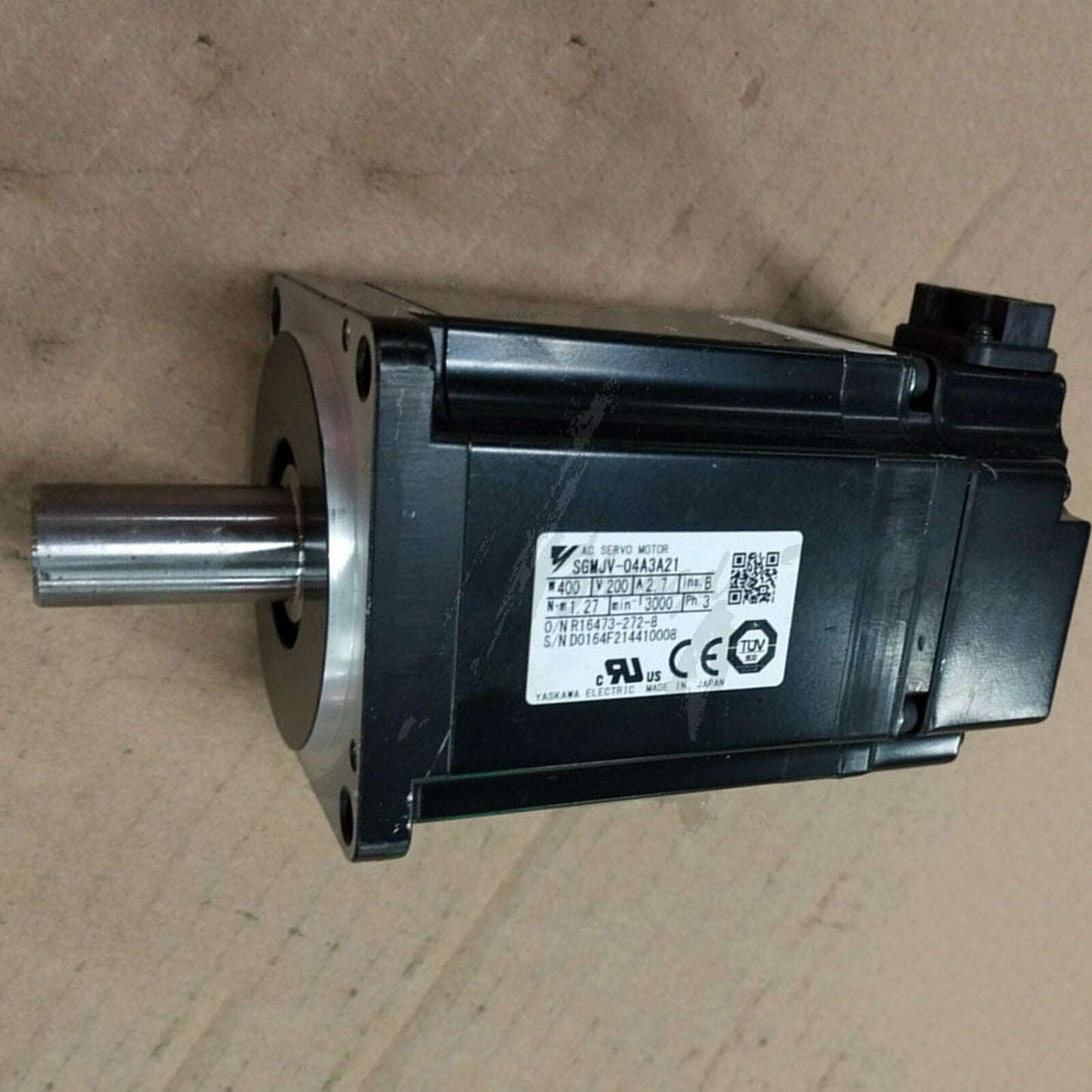 Used Yaskawa AC Servo Motor SGMJV-04A3A21 SGMJV04A3A21 Tested Good - YASKAWA