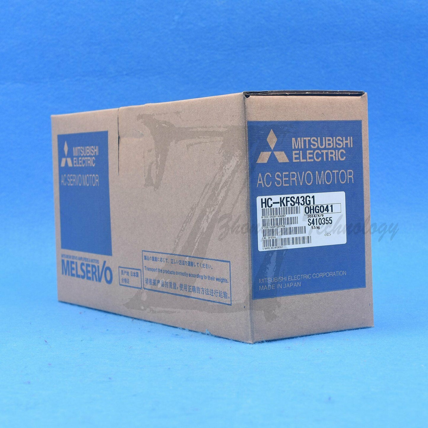 NEW Mitsubishi AC servo motor 129V 2.3A 400W 3000RPM HC-KFS43G1 - MITSUBISHI