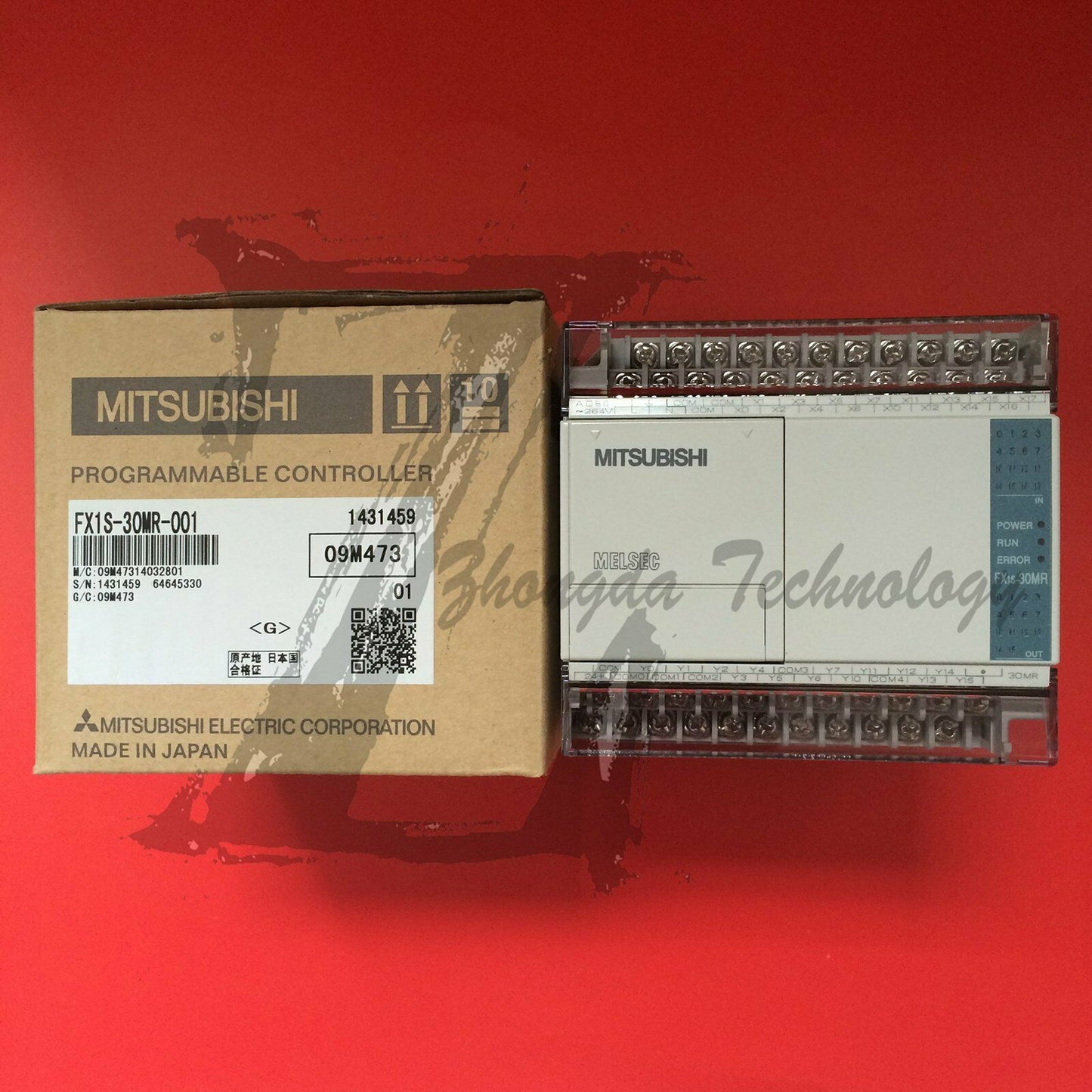 New Mitsubishi PLC Programming Controller FX1S-30MR-001 - MITSUBISHI