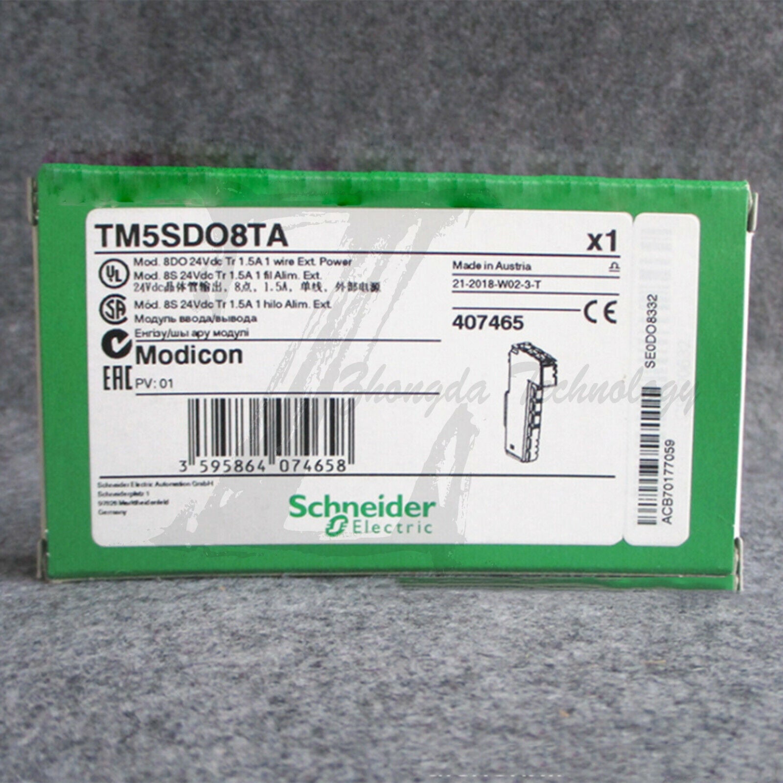 Schneider TM5SDO8TA : Digital Output Module - 8O - 24V DC - 2A - 1 wire - SCHNEIDER