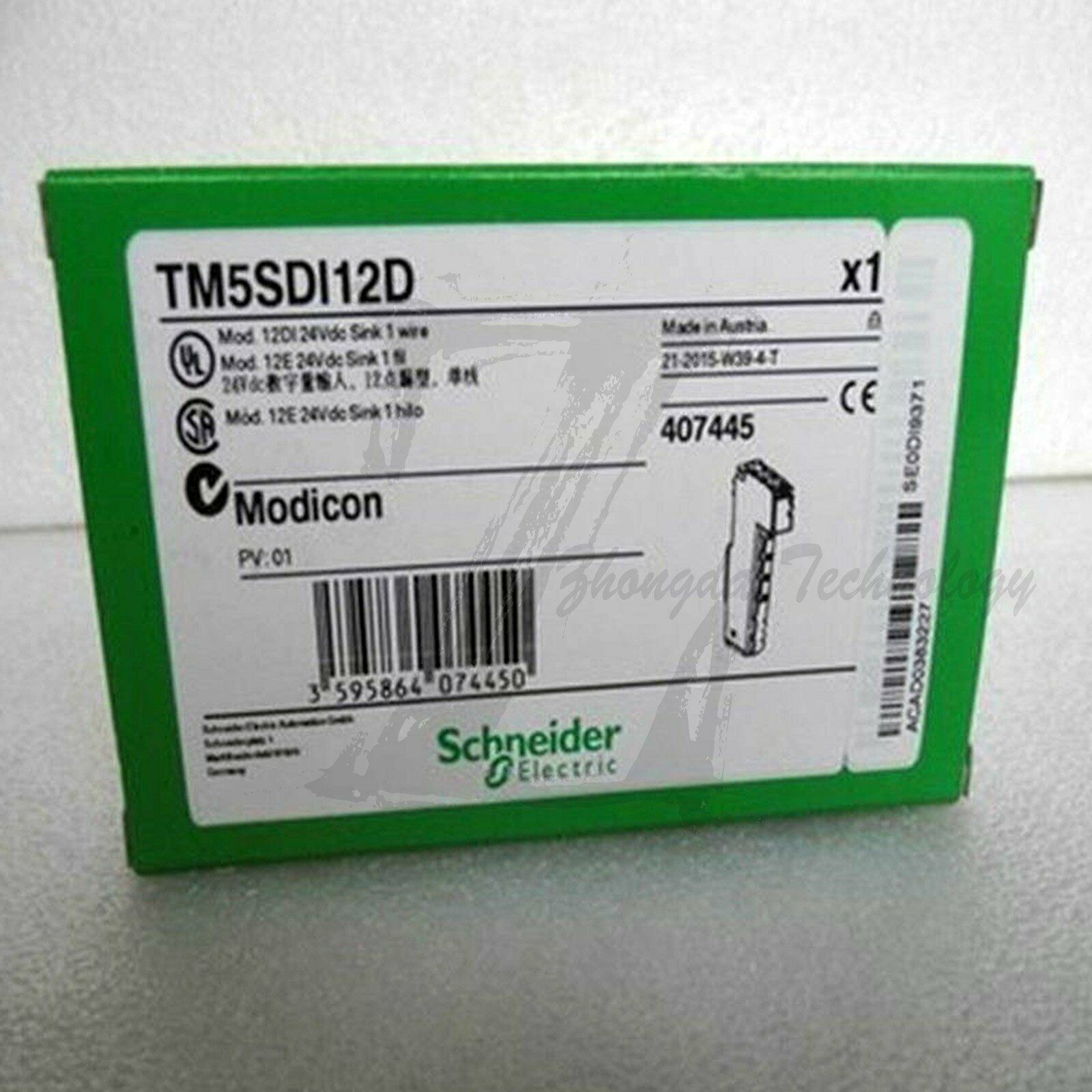 Schneider TM5SDI12D : Digital Input Module - 12I - 24V DC sink - 1 wire - SCHNEIDER