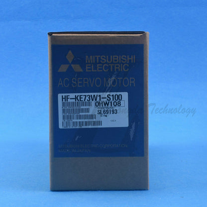 Mitsubishi AC Servo Motor, 750 W, 5.2 A, 3000 rpm, 7.2 Nm, HF-KE73W1-S100 - MITSUBISHI
