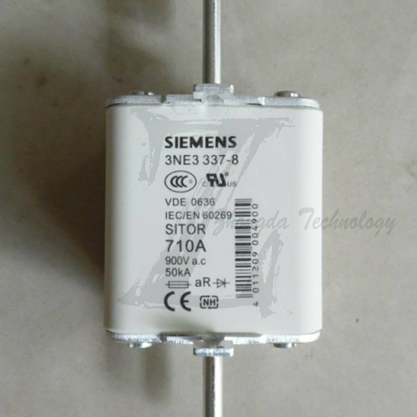 New Siemens, 105 W, Fuse Link, Vertical Mount, 72 X 60 X 149 mm，3NE3337-8