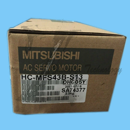 NEW Mitsubishi,Servo Motor 400 W, 122 V,2.8A, 3000 rpm,HC-MFS43B-S13 - MITSUBISHI