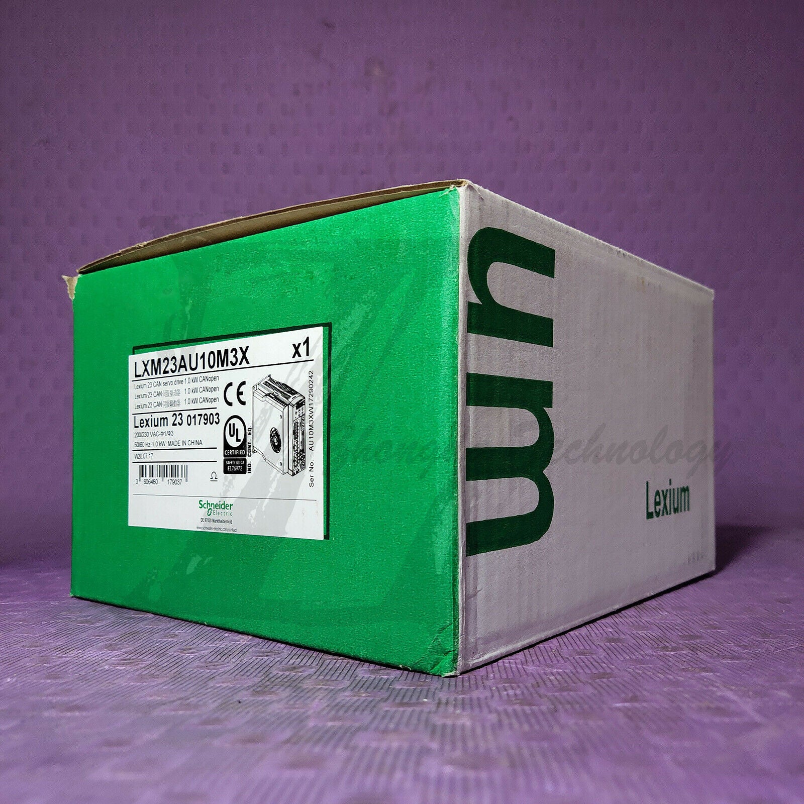 New Schneider LXM23AU10M3X : LXM23 servo drive - single phase 200...255 V - 1 kW - SCHNEIDER