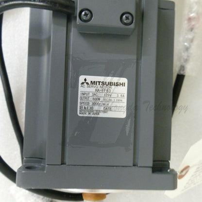 NEW Mitsubishi AC servo motor 129V 3.6A 600W 3000RPM HA-FF63 - MITSUBISHI