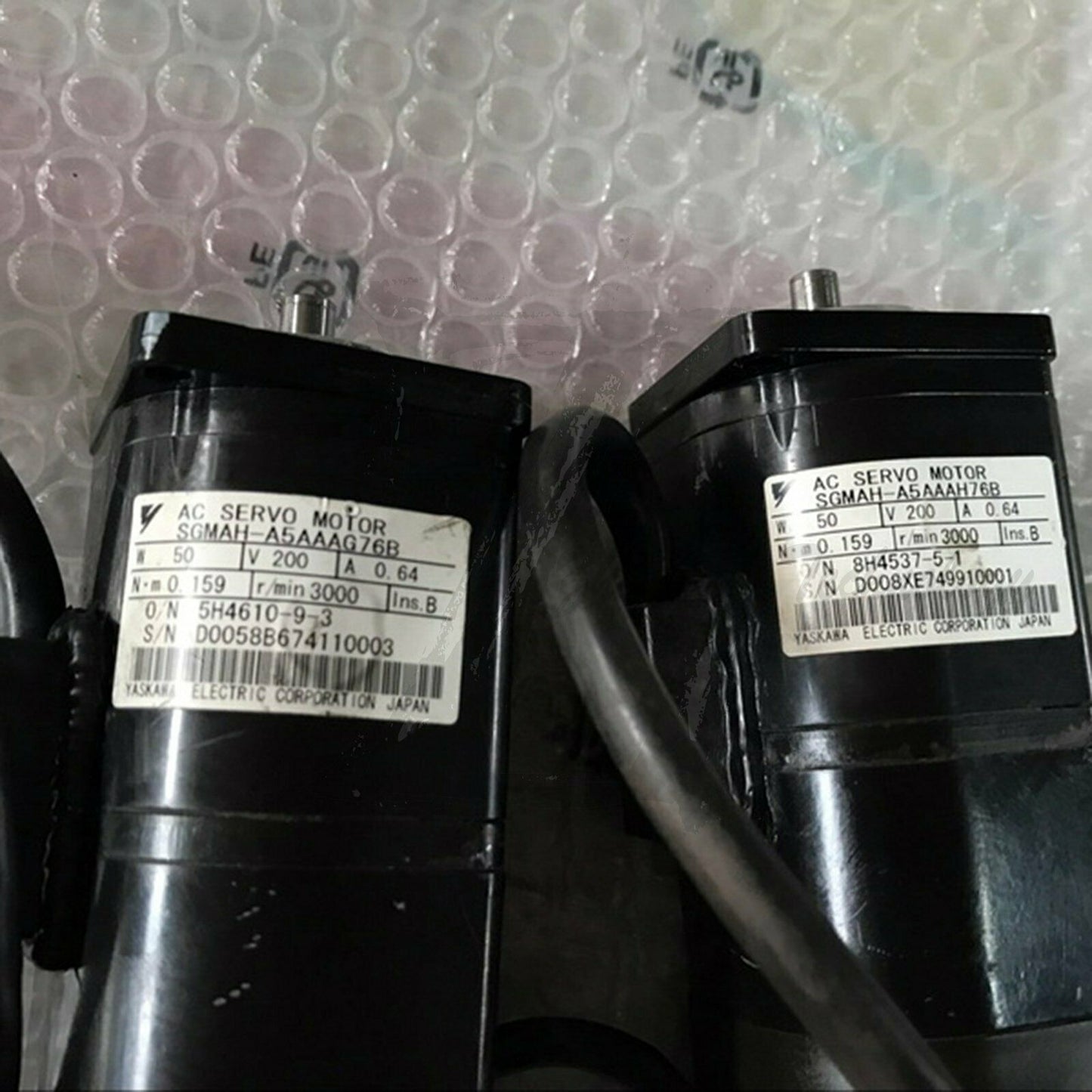 Used Yaskawa SGMAH-A5AAAH76B SGDM-A5ADA Tested In Good Condition - YASKAWA