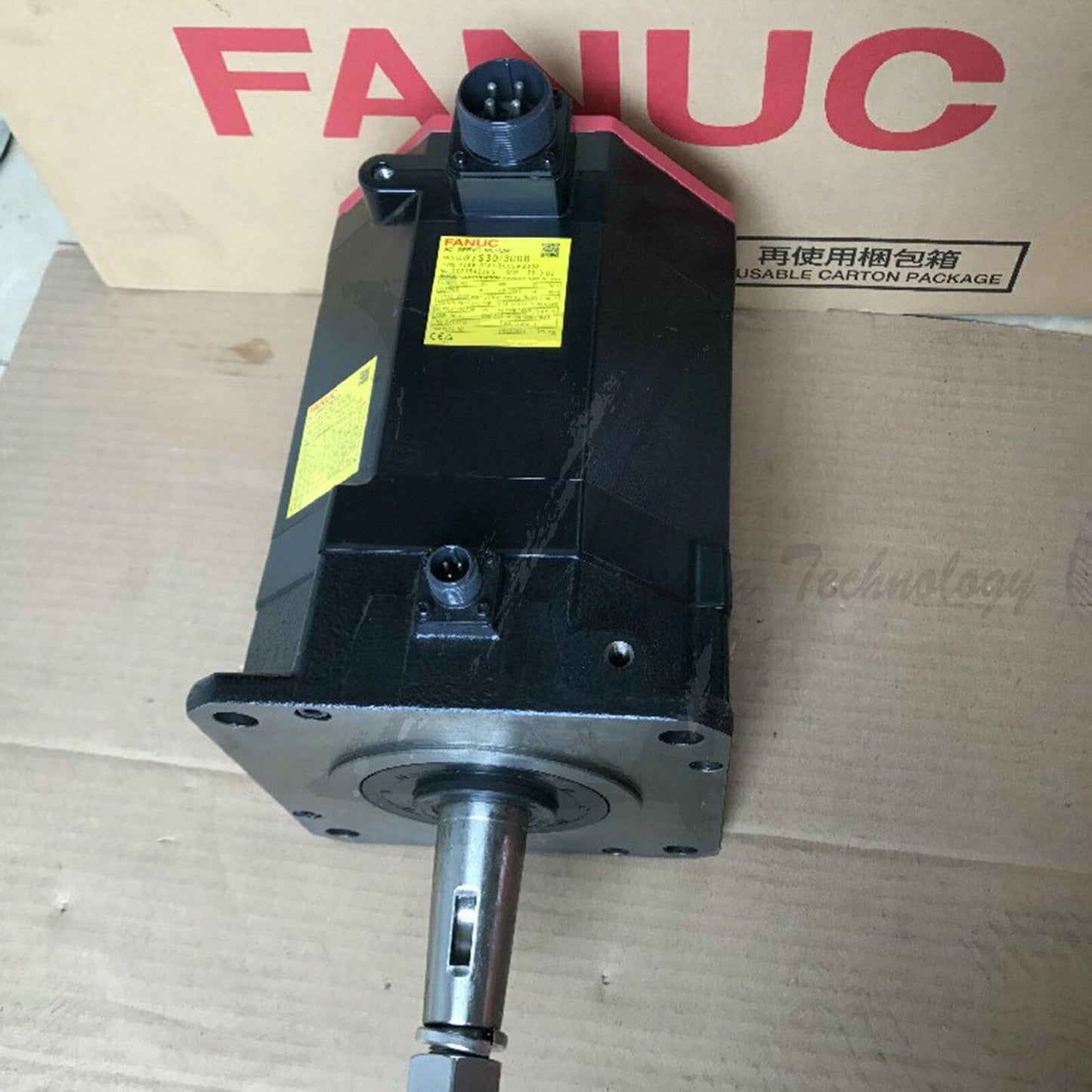 NEW AC SERVO MOTOR MDL AM30/3000i, TPR, 90v BRK, a64ia A06B-0267-B605 - FANUC