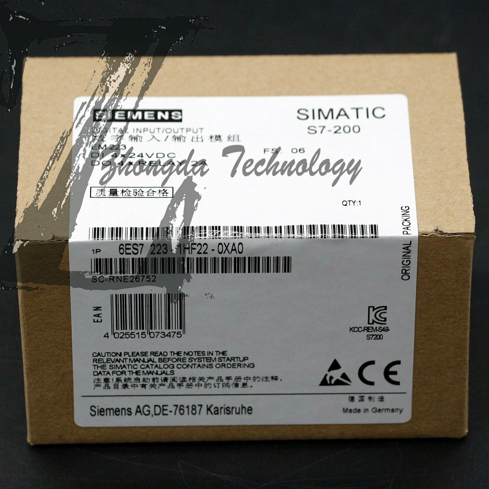 NEW Siemens,Digital I/O Module，SIMATIC S7-200，6ES7 223-1HF22-0XA0