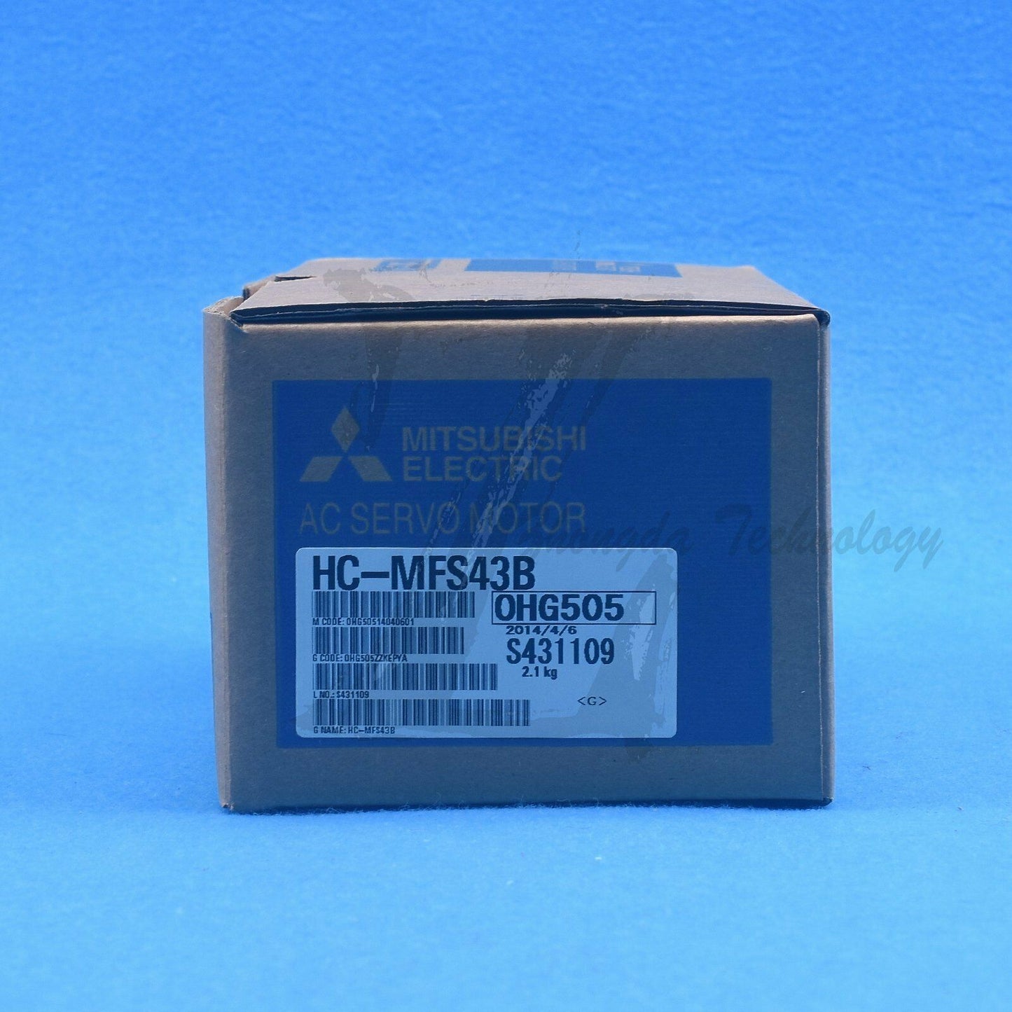 Mitsubishi 400W Servo Drive brake continuous 3.8Nm peak)HC-MFS43B - MITSUBISHI