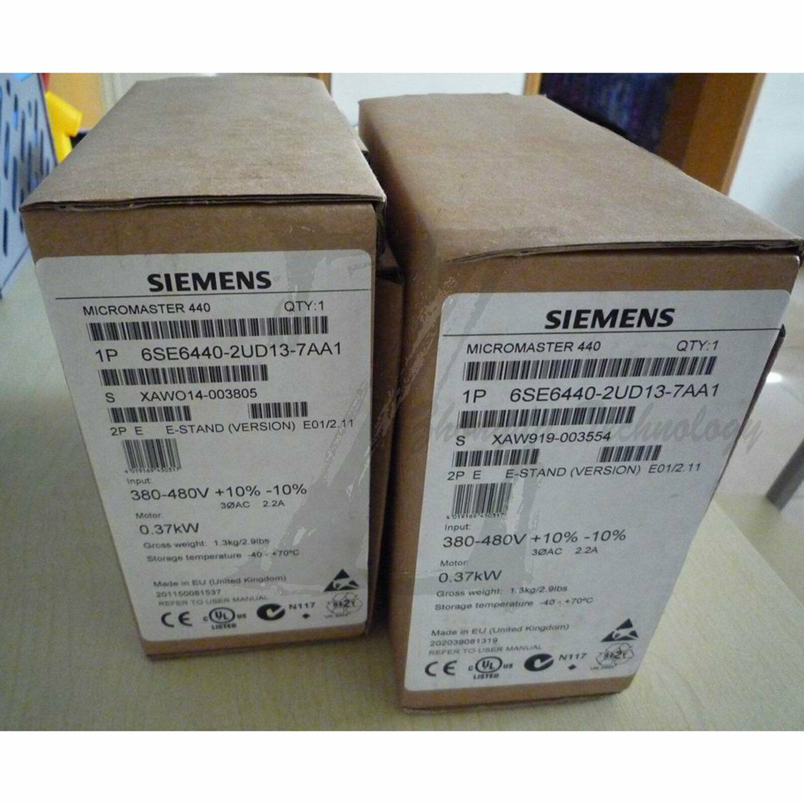 New Siemens MICROMASTER 440 6SE6440-2UD13-7AA1 INVERTER