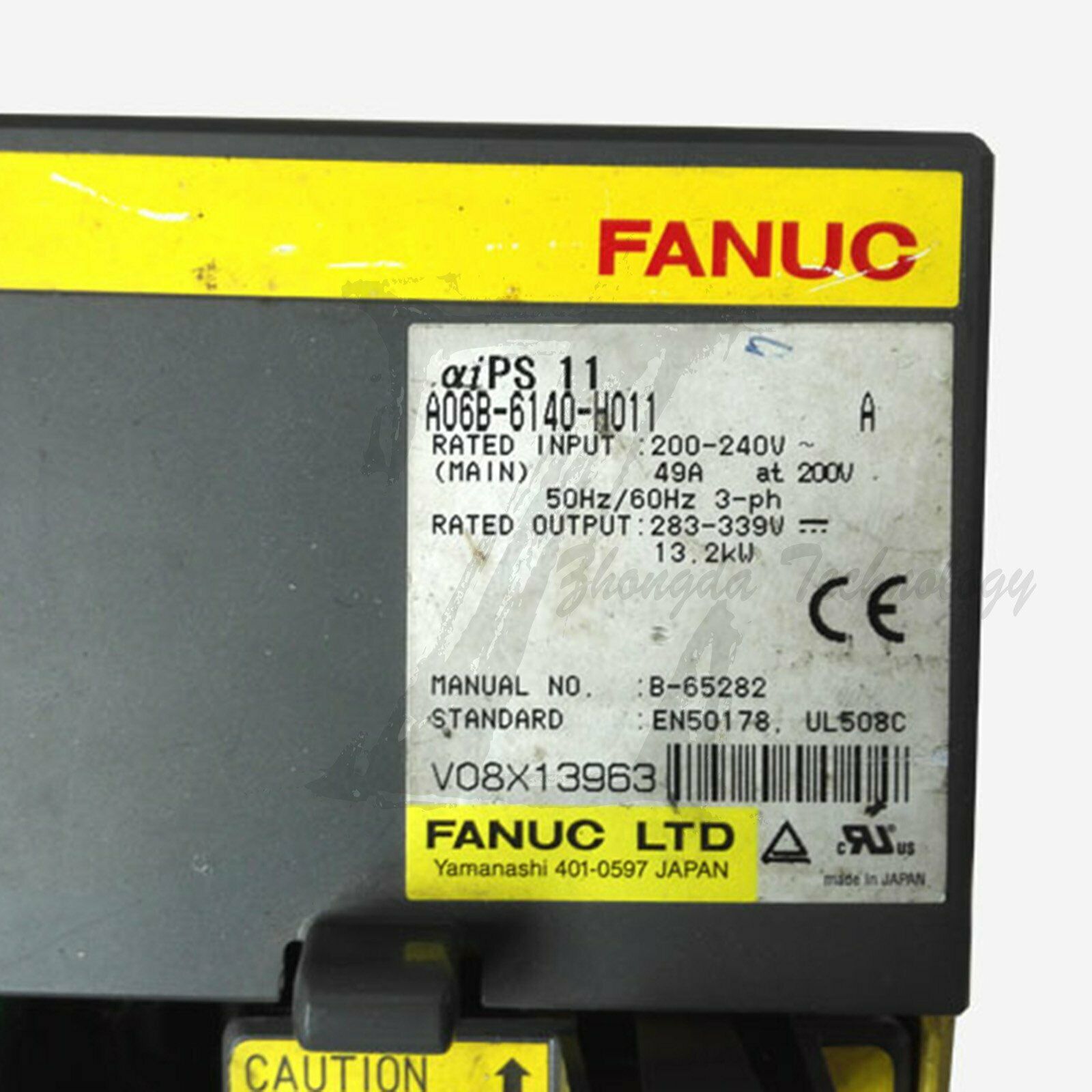 Used fanuc Power Supply Module, 200 V ac A06B-6140-H011 Tested Good - FANUC