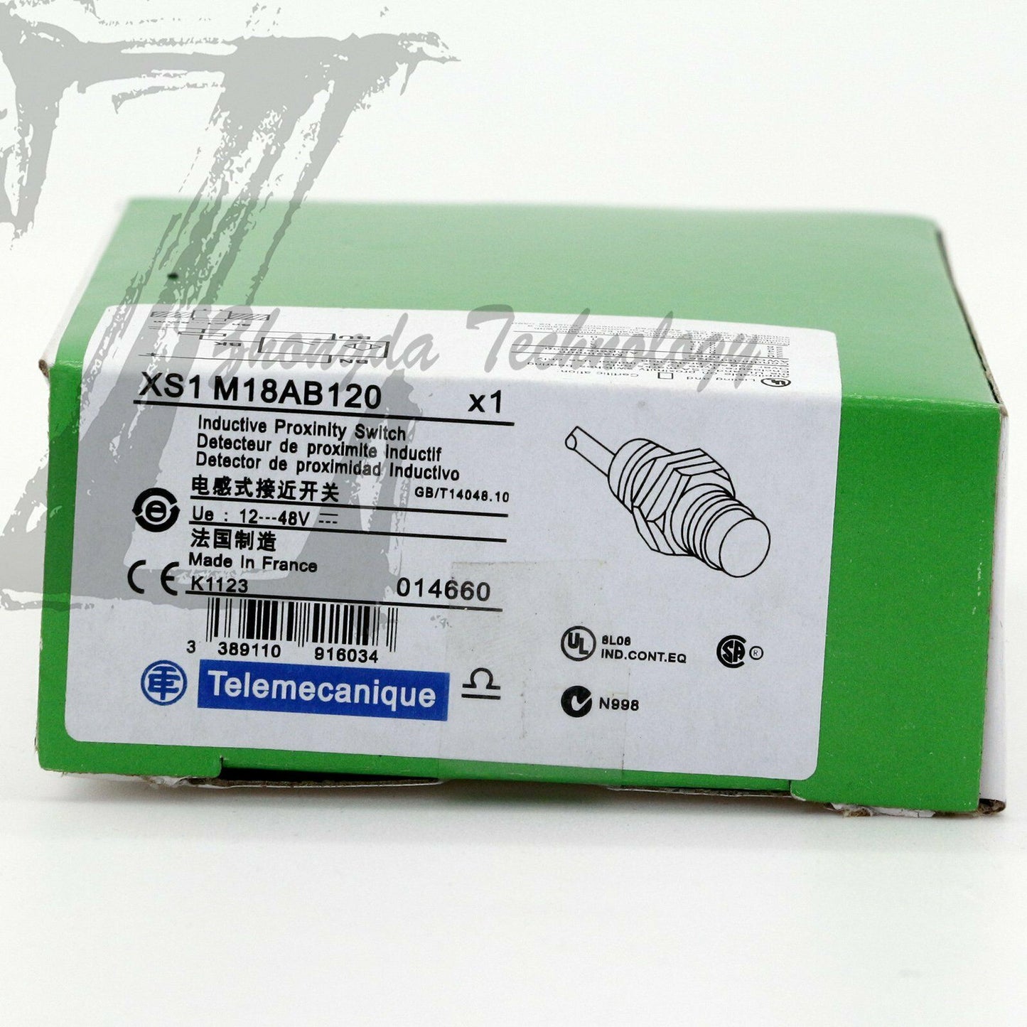 Schneider XS1M18AB120 : Inductive proximity switch, analog output - SCHNEIDER
