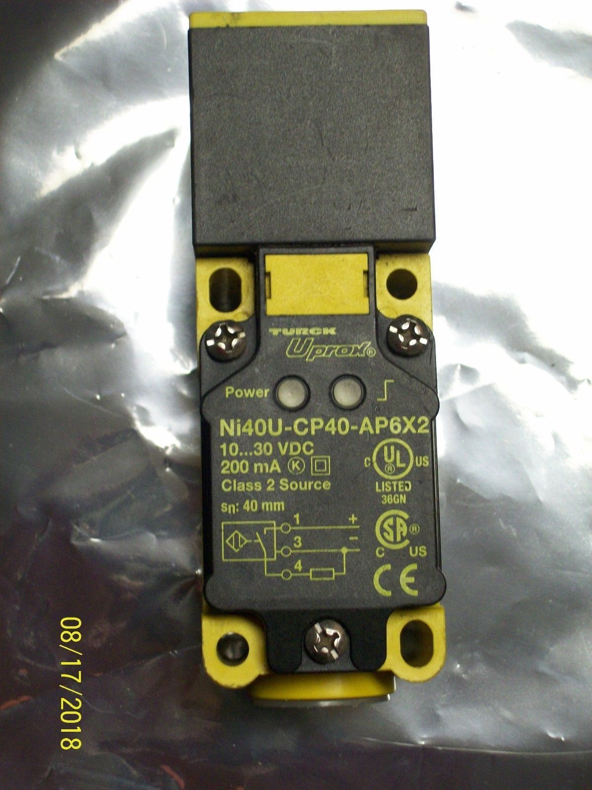 NI40U-CP40-AP6X2 - TURCK